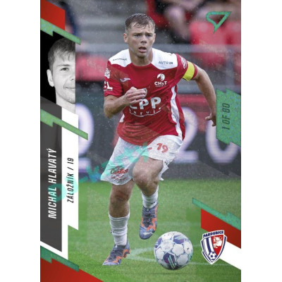 2023/24 Sportzoo Fortuna Liga 1. série #168 Michal Hlavatý Green Dew 1of60