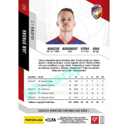 2023/24 Sportzoo Fortuna Liga 1. série #037 Jan Sýkora