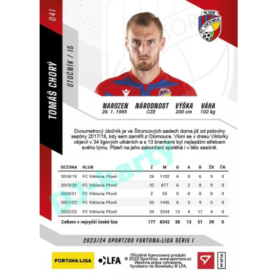 2023/24 Sportzoo Fortuna Liga 1. série #041 Tomáš Chorý