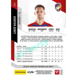 2023/24 Sportzoo Fortuna Liga 1. série #034 Lukáš Kalvach