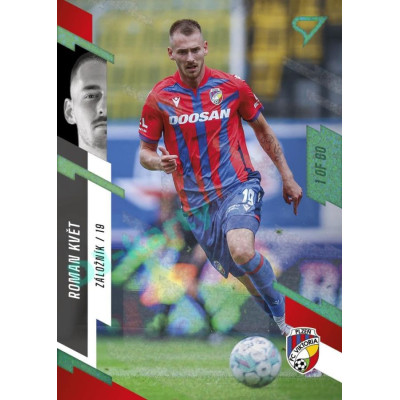 2023/24 Sportzoo Fortuna Liga 1. série #036 Roman Květ Green Dew 1of60