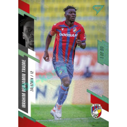 2023/24 Sportzoo Fortuna Liga 1. série #038 Ibrahim Benjamin Traore Green Dew 1of60