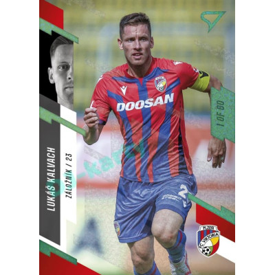 2023/24 Sportzoo Fortuna Liga 1. série #034 Lukáš Kalvach Green Dew 1of60