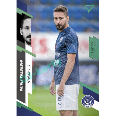 2023/24 Sportzoo Fortuna Liga 1. série #058 Patrik Brandner Green Dew 1of60