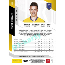 2023/24 Sportzoo Fortuna Liga 1. série #144 Lukáš Mareček