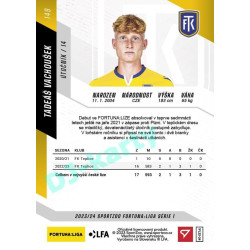 2023/24 Sportzoo Fortuna Liga 1. série #149 Tadeáš Vachoušek