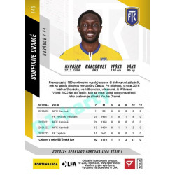 2023/24 Sportzoo Fortuna Liga 1. série #140 Soufiane Dramé