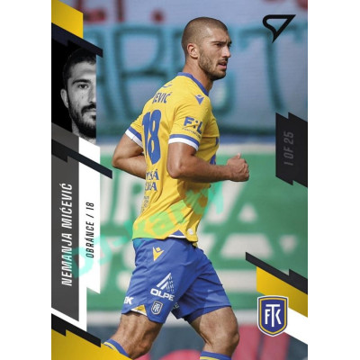 2023/24 Sportzoo Fortuna Liga 1. série #142 Nemanja Mićević Black Camouflage 1of25