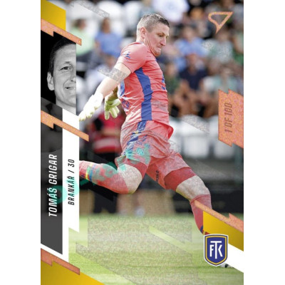 2023/24 Sportzoo Fortuna Liga 1. série #139 Tomáš Grigar Copper Sparks 1of100