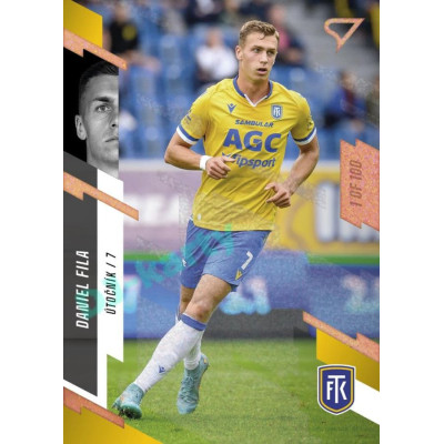 2023/24 Sportzoo Fortuna Liga 1. série #147 Daniel Fila Copper Sparks 1of100