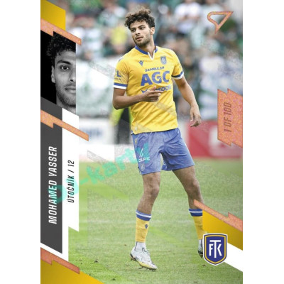 2023/24 Sportzoo Fortuna Liga 1. série #150 Mohamed Yasser Copper Sparks 1of100