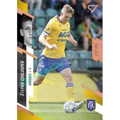 2023/24 Sportzoo Fortuna Liga 1. série #141 Štěpán Chaloupek Copper Sparks 1of100