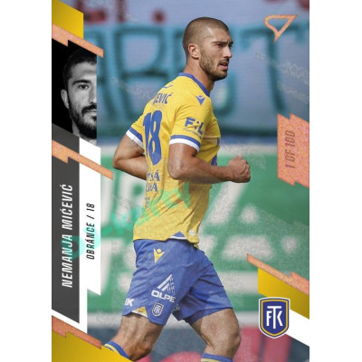 2023/24 Sportzoo Fortuna Liga 1. série #142 Nemanja Mićević Copper Sparks 1of100