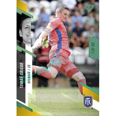 2023/24 Sportzoo Fortuna Liga 1. série #139 Tomáš Grigar Green Dew 1of60
