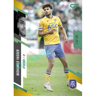 2023/24 Sportzoo Fortuna Liga 1. série #150 Mohamed Yasser Green Dew 1of60