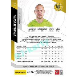 2023/24 Sportzoo Fortuna Liga 1. série #175 Stanislav Dostál
