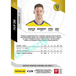 2023/24 Sportzoo Fortuna Liga 1. série #186 Filip Žák