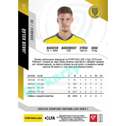 2023/24 Sportzoo Fortuna Liga 1. série #178 Jakub Kolář