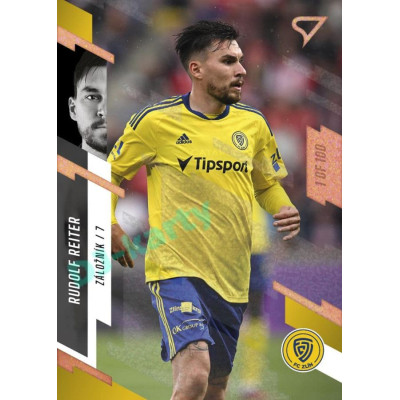2023/24 Sportzoo Fortuna Liga 1. série #181 Rudolf Reiter Copper Sparks 1of100