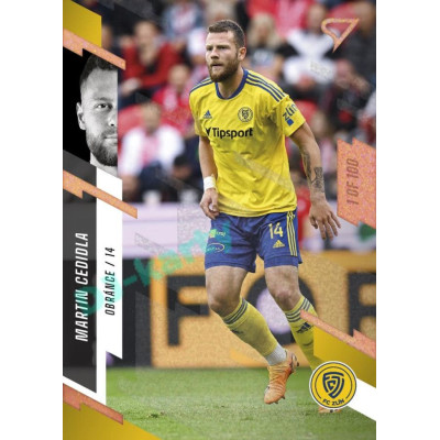 2023/24 Sportzoo Fortuna Liga 1. série #176 Martin Cedidla Copper Sparks 1of100