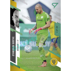 2023/24 Sportzoo Fortuna Liga 1. série #175 Stanislav Dostál Green Dew 1of60
