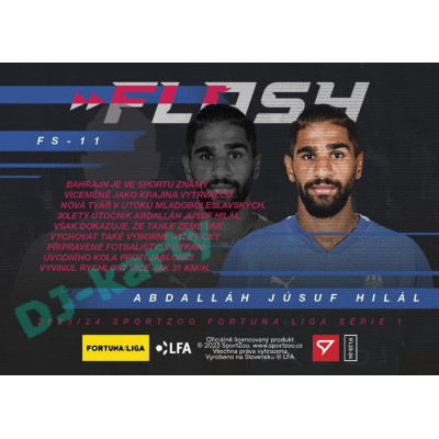 2023/24 Sportzoo Fortuna Liga 1. série #FS-11 Abdalláh Júsuf Hilál Flash