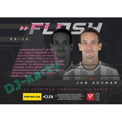 2023/24 Sportzoo Fortuna Liga 1. série #FS-12 Jan Suchan Flash