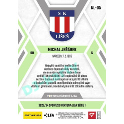 2023/24 Sportzoo Fortuna Liga 1. série #NL-05 Michal Jeřábek F:NL Plymakers