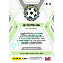 2023/24 Sportzoo Fortuna Liga 1. série #NL-06 Vojtěch Stránský F:NL Plymakers