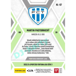 2023/24 Sportzoo Fortuna Liga 1. série #NL-07 Martin Pastornický F:NL Plymakers