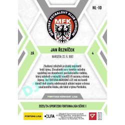2023/24 Sportzoo Fortuna Liga 1. série #NL-10 Jan Řezníček F:NL Plymakers