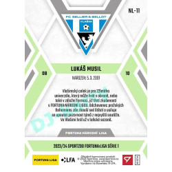 2023/24 Sportzoo Fortuna Liga 1. série #NL-11 Lukáš Musil F:NL Plymakers
