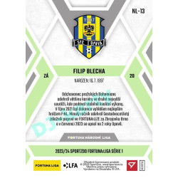 2023/24 Sportzoo Fortuna Liga 1. série #NL-13 Filip Blecha F:NL Plymakers