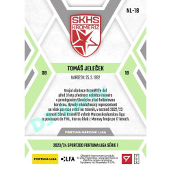 2023/24 Sportzoo Fortuna Liga 1. série #NL-18 Tomáš Jeleček F:NL Plymakers