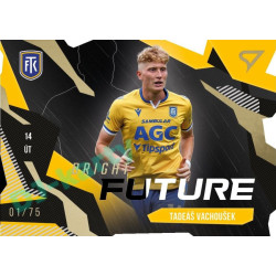 2023/24 Sportzoo Fortuna Liga 1. série #BF-8 Tadeáš Vachoušek Bright Future Die Cut Limited xx/75
