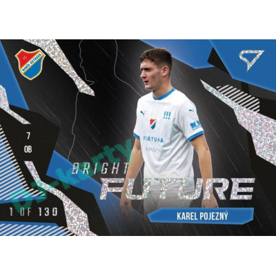 2023/24 Sportzoo Fortuna Liga 1. série #BF-7 Karel Pojezný Bright Future Limited 1of130
