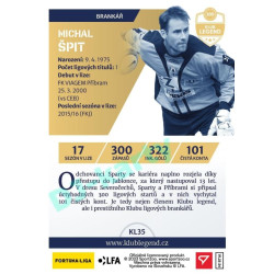 2023/24 Sportzoo Fortuna Liga 1. série #KL35 Michal Špit Klub Legend
