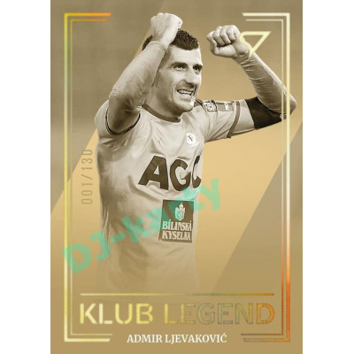 2023/24 Sportzoo Fortuna Liga 1. série #KL33 Admir Ljevaković Klub Legend Limited xxx/130