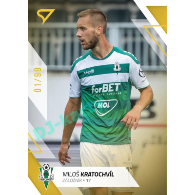 2022/23 Sportzoo Fortuna Liga 1. série #159 Miloš Kratochvíl Gold xx/99