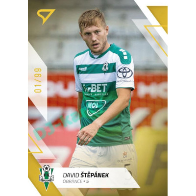 2022/23 Sportzoo Fortuna Liga 1. série #155 David Štěpánek Gold xx/99