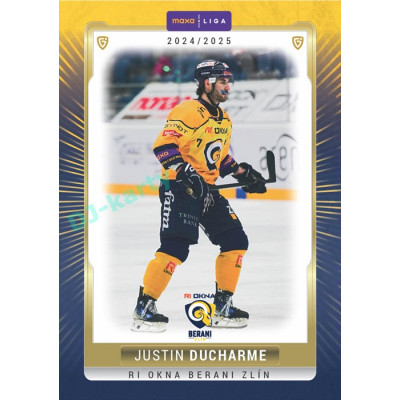 2024/25 Goal Cards Maxa liga 1. série #ZLI-28 Justin Ducharme