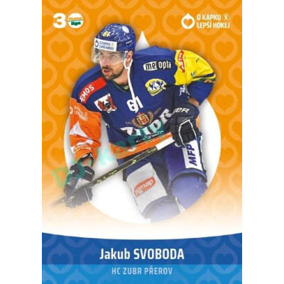 2022/23 Goal cards Chance Liga O kapku lepší hokej #KN-14 Jakub Svoboda