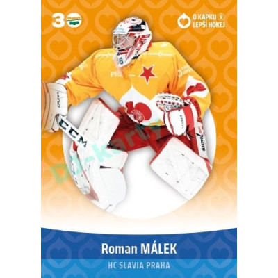 2022/23 Goal cards Chance Liga O kapku lepší hokej #KN-02 Roman Málek