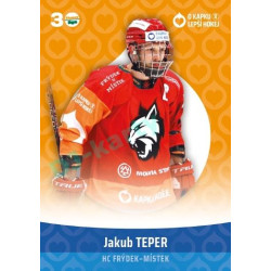 2022/23 Goal cards Chance Liga O kapku lepší hokej #KN-16 Jakub Teper