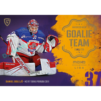 2024/25 Goal Cards Maxa liga 1. série #GT-14 Daniel Dolejš Goalie Team