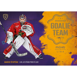 2024/25 Goal Cards Maxa liga 1. série #GT-18 Marek Štipčák Goalie Team