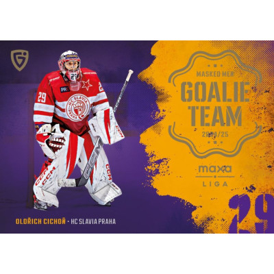 2024/25 Goal Cards Maxa liga 1. série #GT-19 Oldřich Cichoň Goalie Team
