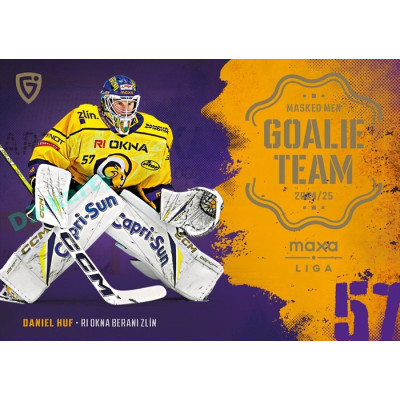 2024/25 Goal Cards Maxa liga 1. série #GT-30 Daniel Huf Goalie Team
