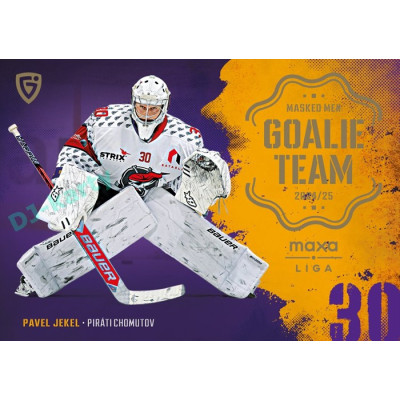 2024/25 Goal Cards Maxa liga 1. série #GT-05 Pavel Jekel Goalie Team