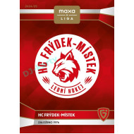 2024/25 Goal Cards Maxa liga 1. série #C-13 HC Frýdek-Místek Club Logo